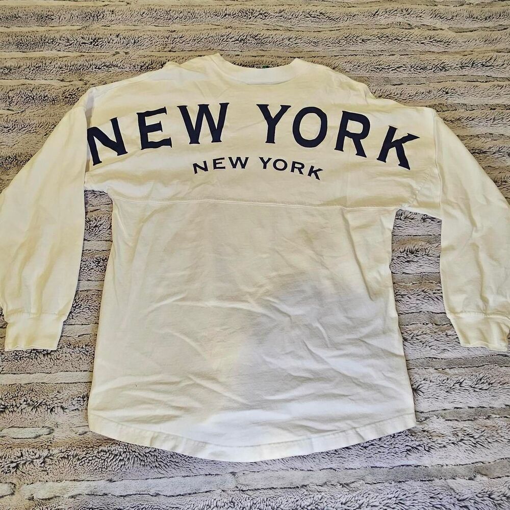 Unbranded Men's White and Navy Shirt